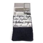 Set de Cortina con Ganchos y Alfombra Negro