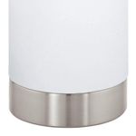 Lámpara de Mesa Táctil Blanca Damasco