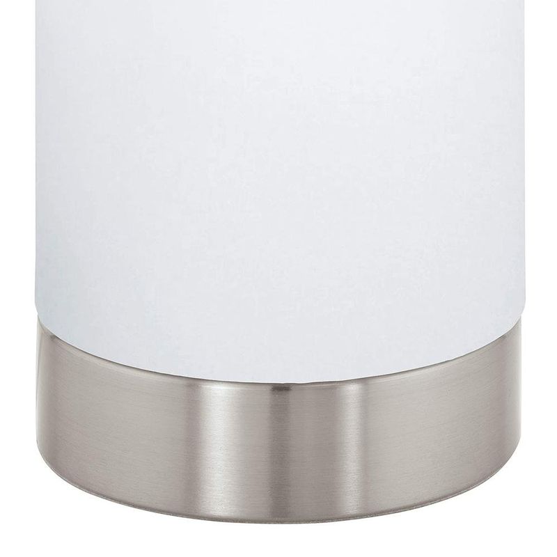 Lámpara de Mesa Táctil Blanca Damasco