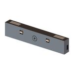 Conector Lineal para Rieles 24VCD Negro