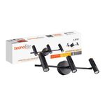 Lámpara de Pared Arbotante 3 Luces Negra
