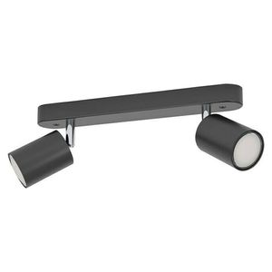 Lámpara Spot Reciso Negra de 2 Luces