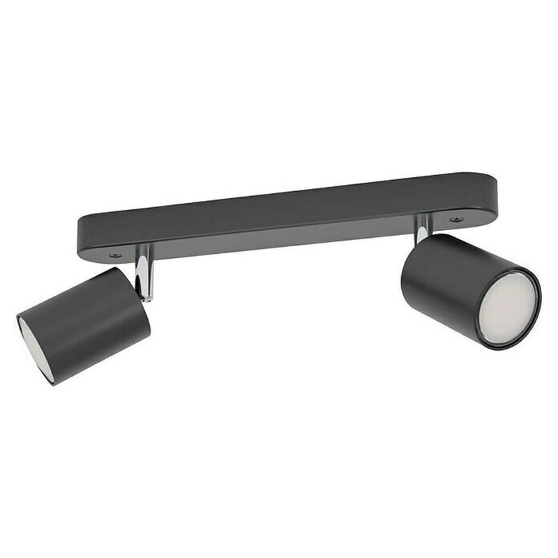 Lámpara Spot Reciso Negra de 2 Luces