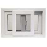 Ventana PVC S60 Corrediza con Cedazo 60 x 40 Cm