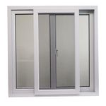 Ventana PVC S60 Corrediza con Cedazo 150x100 Cm