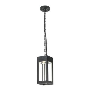 Farol Colgante Led  Negro IP54 12 W