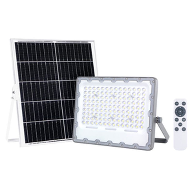 Lámpara de Exterior LED con Panel Solar y Control Remoto