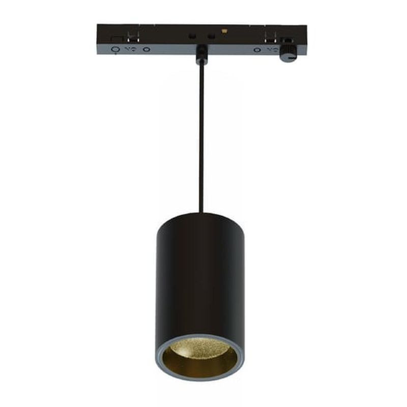 Lámpara de Colgar Magnética para Riel Negra