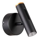 Lámpara de Pared Arbotante LED Luz Cálida Negra 6 W