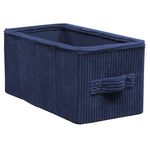 Caja Plegable de Tela de 14 x 14 x 31 cm Color Azul