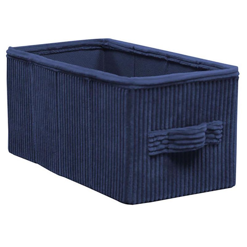 Caja Plegable de Tela de 14 x 14 x 31 cm Color Azul