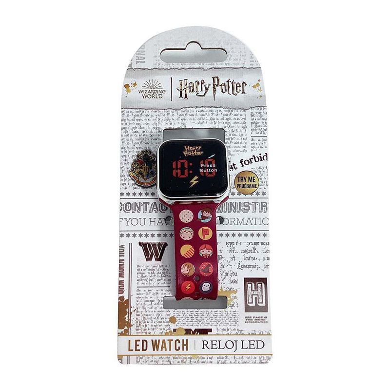 Reloj Infantil Harry Potter LED Correa Impresa