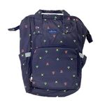 Pañalera Tipo Mochila Estampado de Frutas Azul