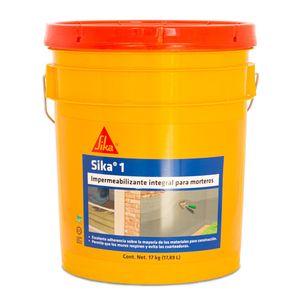 Impermeabilizante Integral para Morteros Sika 1 17 Kg