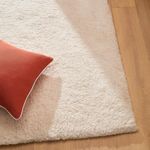 Alfombra de Área Color Crema 120X170 Cm