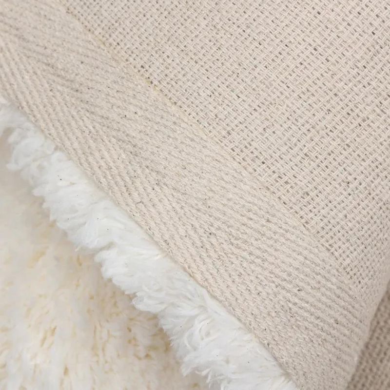 Alfombra de Área Color Crema 120X170 Cm