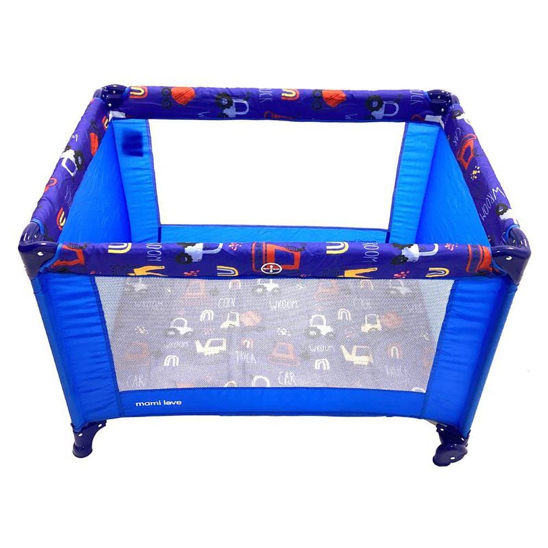 Corral con Cambiador Azul