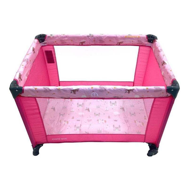 Corral con Cambiador Rosado