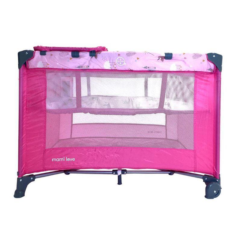 Corral con Cambiador Rosado