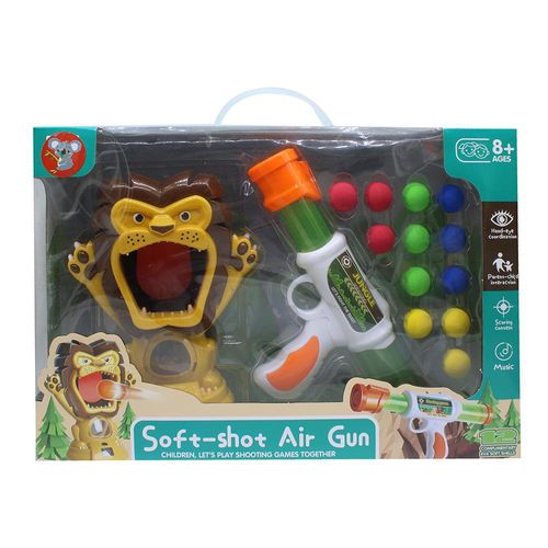 Juego Soft-Shot Air Gun con 12 Balas de Espuma