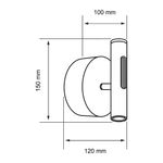 Lámpara de Pared Arbotante LED Blanca Luz Cálida 6 W