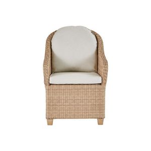 Set 2 Sillas Beige de Mimbre Medena