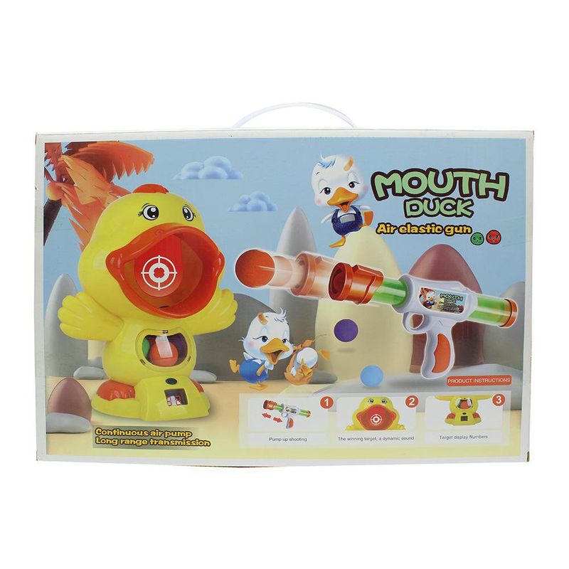 Juego-de-Tiro-con-Lanzador-de-Aire-Diseño-Pato-Multicolor