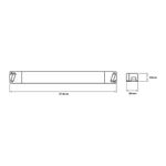 Driver LED 100 W Entrada 100-277 V