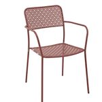 Silla Sandy con Brazos Terracota