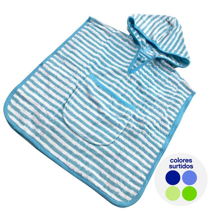 Toalla con Capucha Colores Surtidos