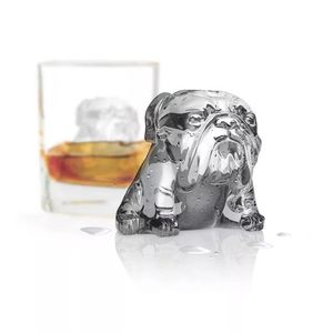 Set de 2 Moldes de Hielo Diseño Bulldog