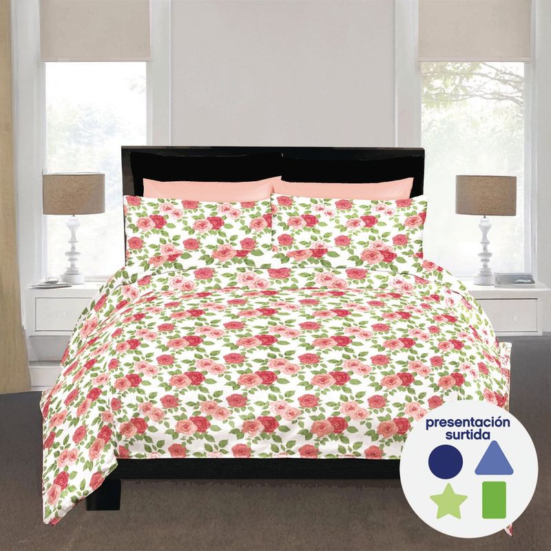 Set de Sábanas King 6 Pzas Diseños Surtidos