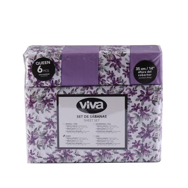 Set de Sábanas Imperial 5 Pzas Diseños Surtidos