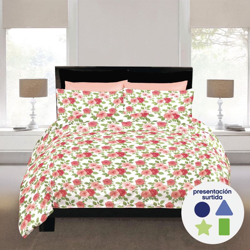 Set de Sábanas Queen 6 Pzas Diseños Surtidos