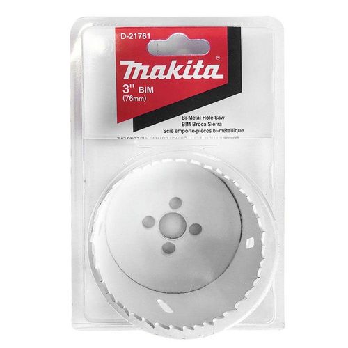 Broca Sierra Bimetálica de 3 Plg - Makita
