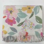 Throw Estampado Diseño Flores