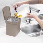 Bote de Basura Trium 4.7 Lts Beige