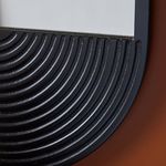 Espejo Cuadrado Decorativo con Marco de Madera