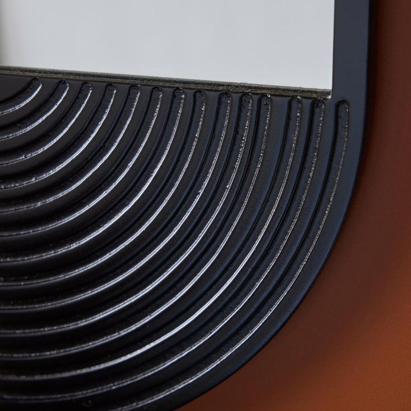 Espejo Cuadrado Decorativo con Marco de Madera