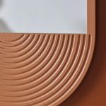 Espejo Cuadrado Decorativo con Marco de Madera