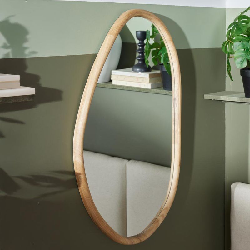 Espejo Decorativo con Marco Color Olivo