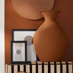 Florero Decorativo de Metal Caramel Cinnamon