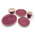 Plato Para Cena 10.6 Plg Coupe Rosa - Niu Haus