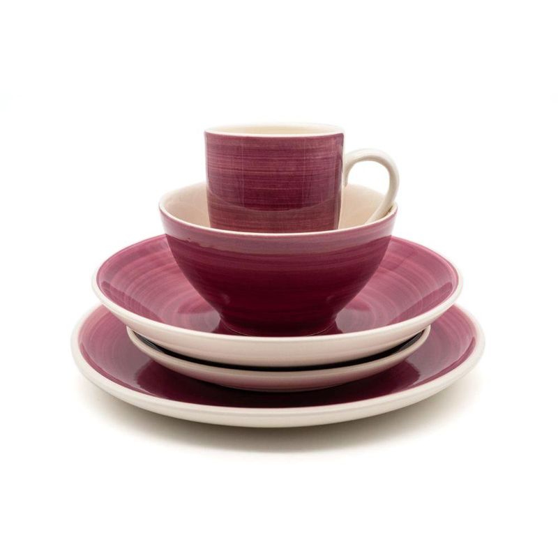 Plato Para Cena 10.6 Plg Coupe Rosa - Niu Haus