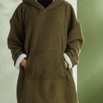 Sudadera con Capucha Verde Olive