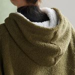 Sudadera con Capucha Verde Olive