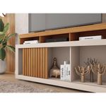 Rack Para TV Café y Crema