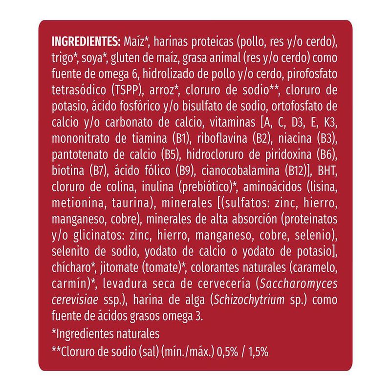 Concentrado para Gato Adulto defense Plus Carne 3 Kg