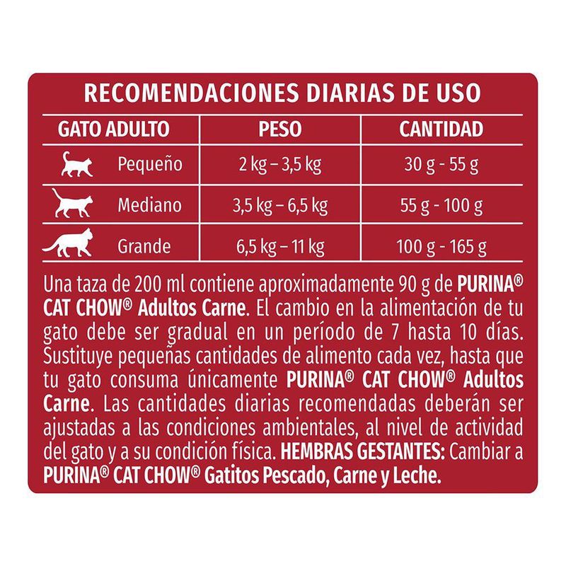 Concentrado para Gato Adulto defense Plus Carne 3 Kg