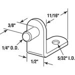 Soporte de Acero Dorado 1/4x3/4 Plg